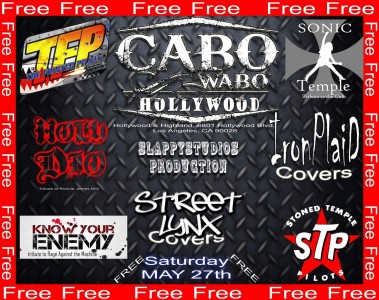 May 27 Band Lineup